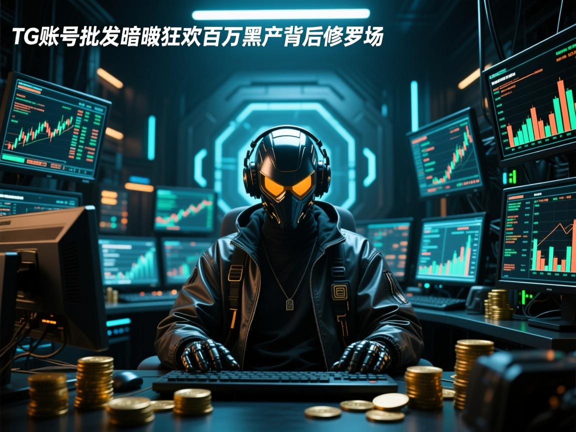 TG账号批发暗网狂欢,百万黑产背后的数据修罗场