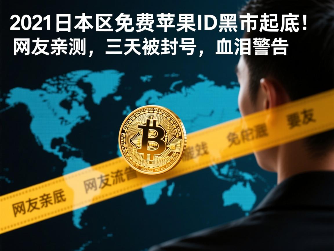 2021日本区免费苹果ID黑市大起底!网友亲测,三天被封号,血泪警告