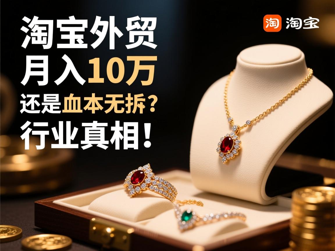 淘宝首饰外贸,月入10万还是血本无归?3000字深度拆解行业真相!