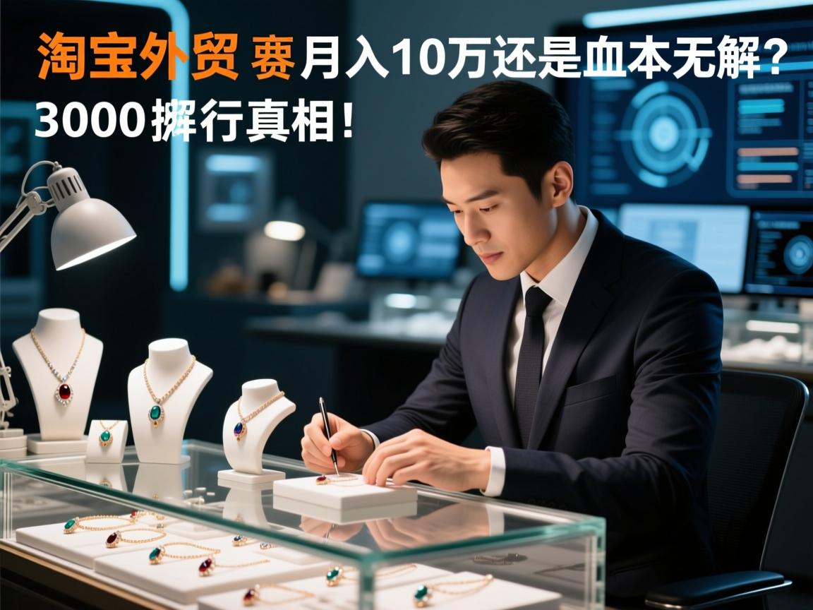 淘宝首饰外贸,月入10万还是血本无归?3000字深度拆解行业真相!