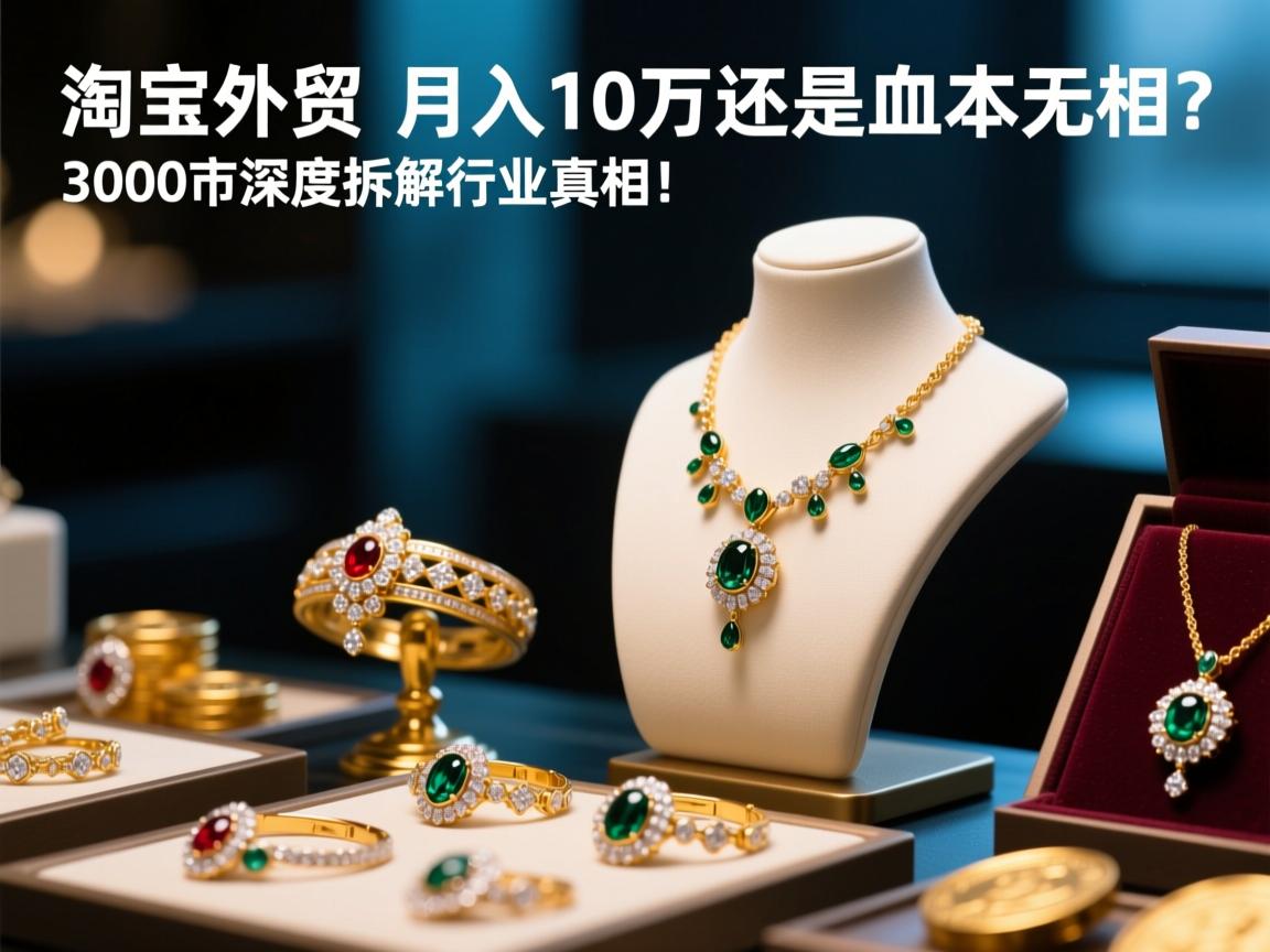 淘宝首饰外贸,月入10万还是血本无归?3000字深度拆解行业真相!