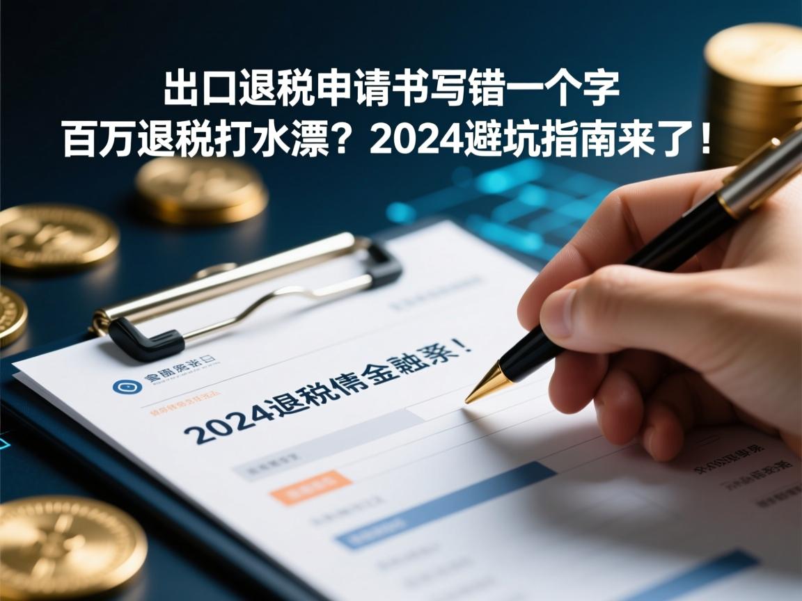 出口退税申请书写错一个字,百万退税打水漂?2024避坑指南来了!