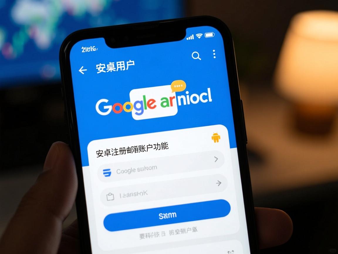 安卓用户如何注册谷歌邮箱账户功能