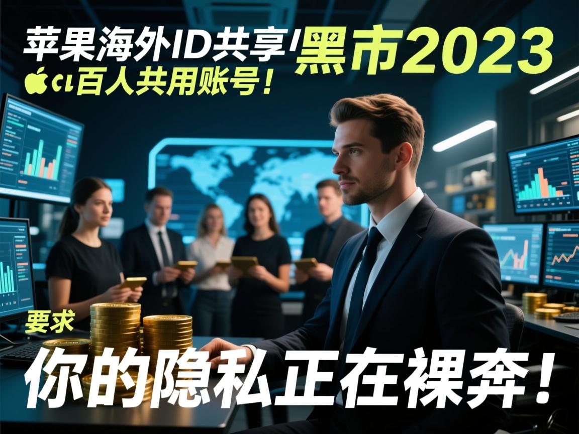 苹果海外ID共享黑市2023,百人共用账号,你的隐私正在裸奔!