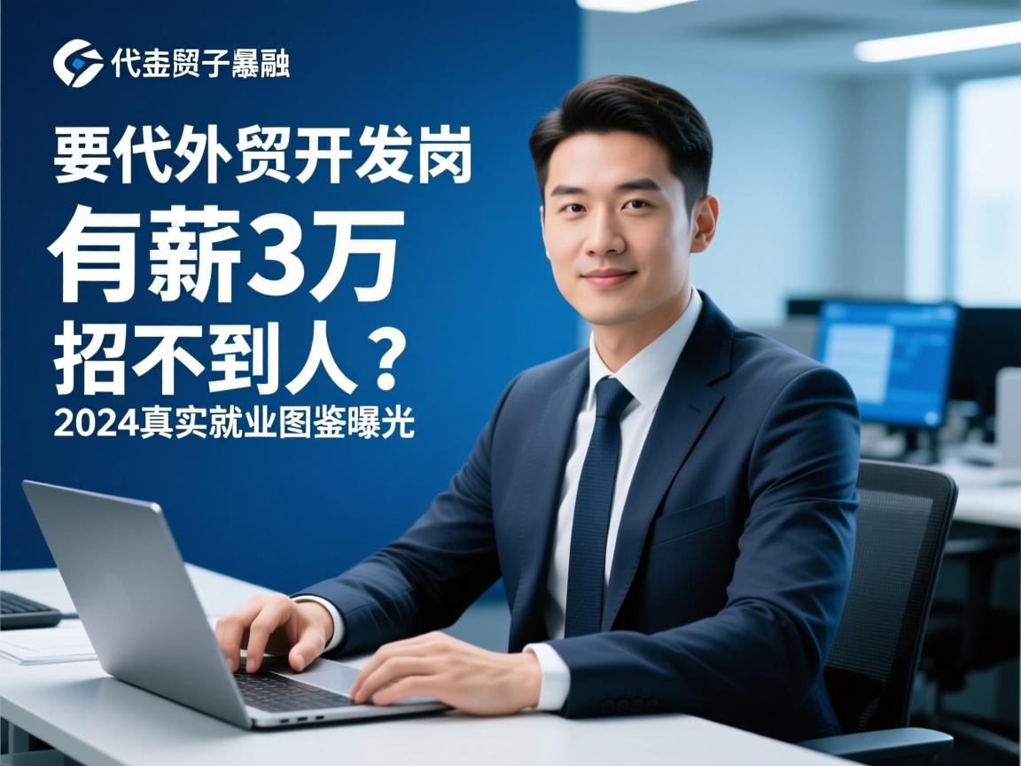 货代外贸开发岗,月薪3万招不到人?2024真实就业图鉴曝光