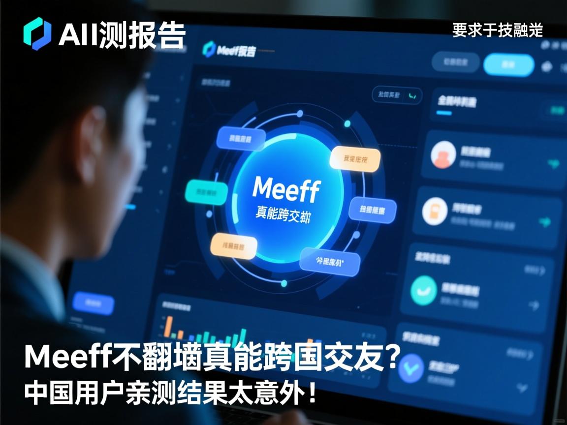 AI实测报告，Meeff不翻墙真能跨国交友？中国用户亲测结果太意外！