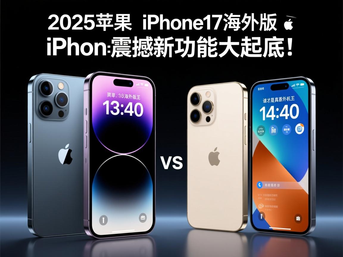 2025苹果iPhone 17海外版震撼新功能大起底！对比iPhone 13海外版，谁才是真香机王？