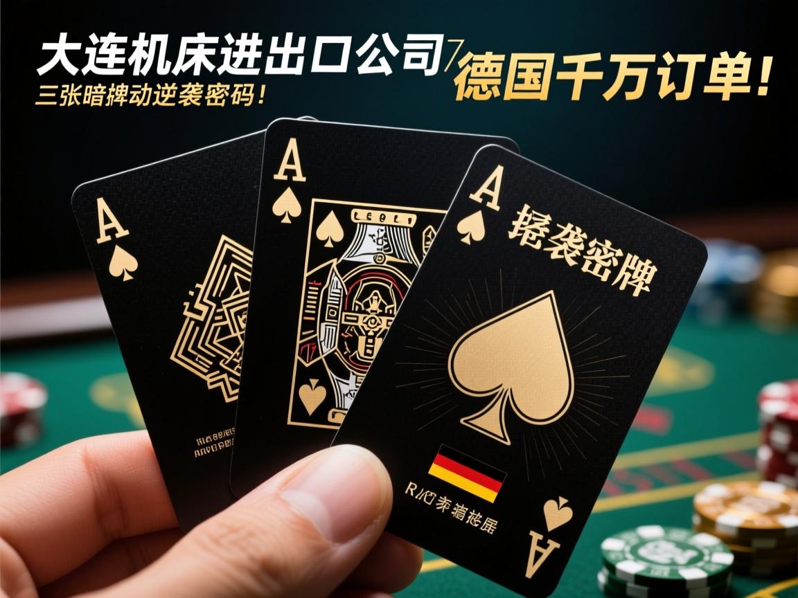 大连机床进出口公司总经理的逆袭密码,三张暗牌撬动德国千万订单!