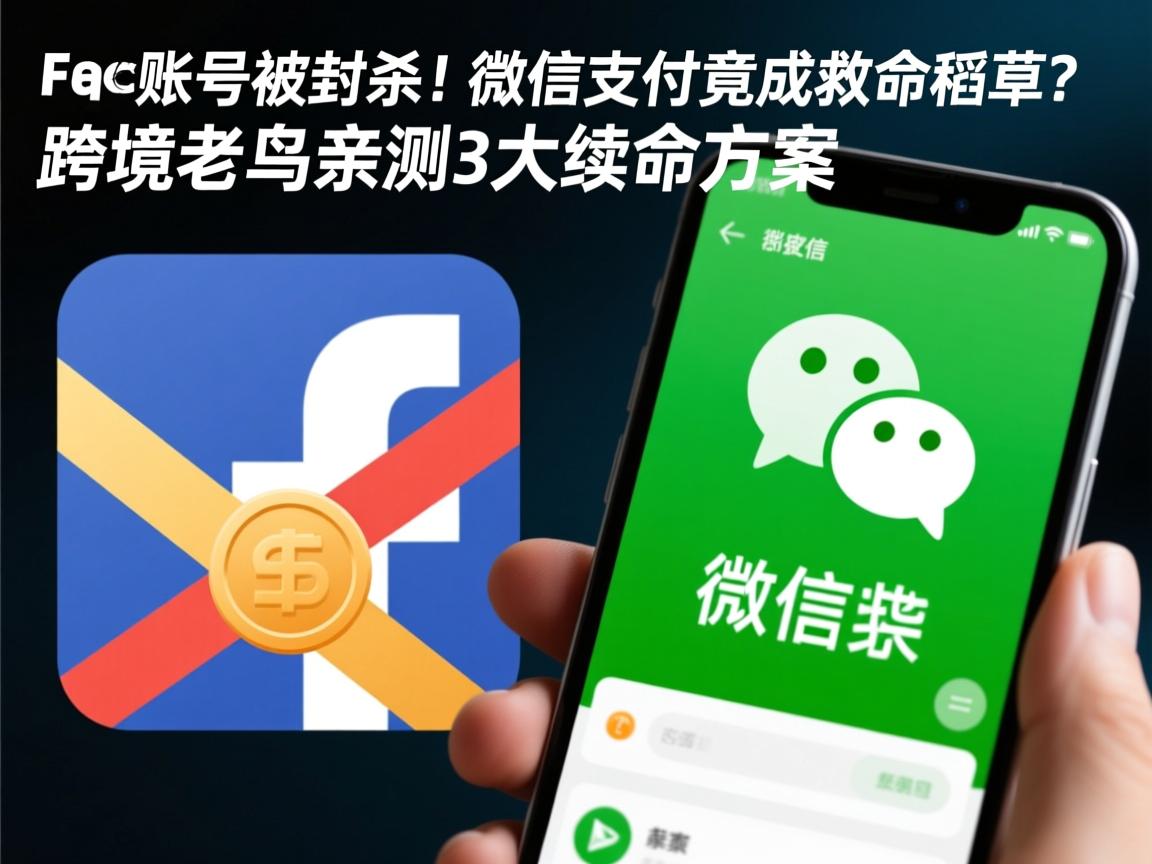 脸书账号被封杀!微信支付竟成救命稻草?跨境老鸟亲测3大续命方案
