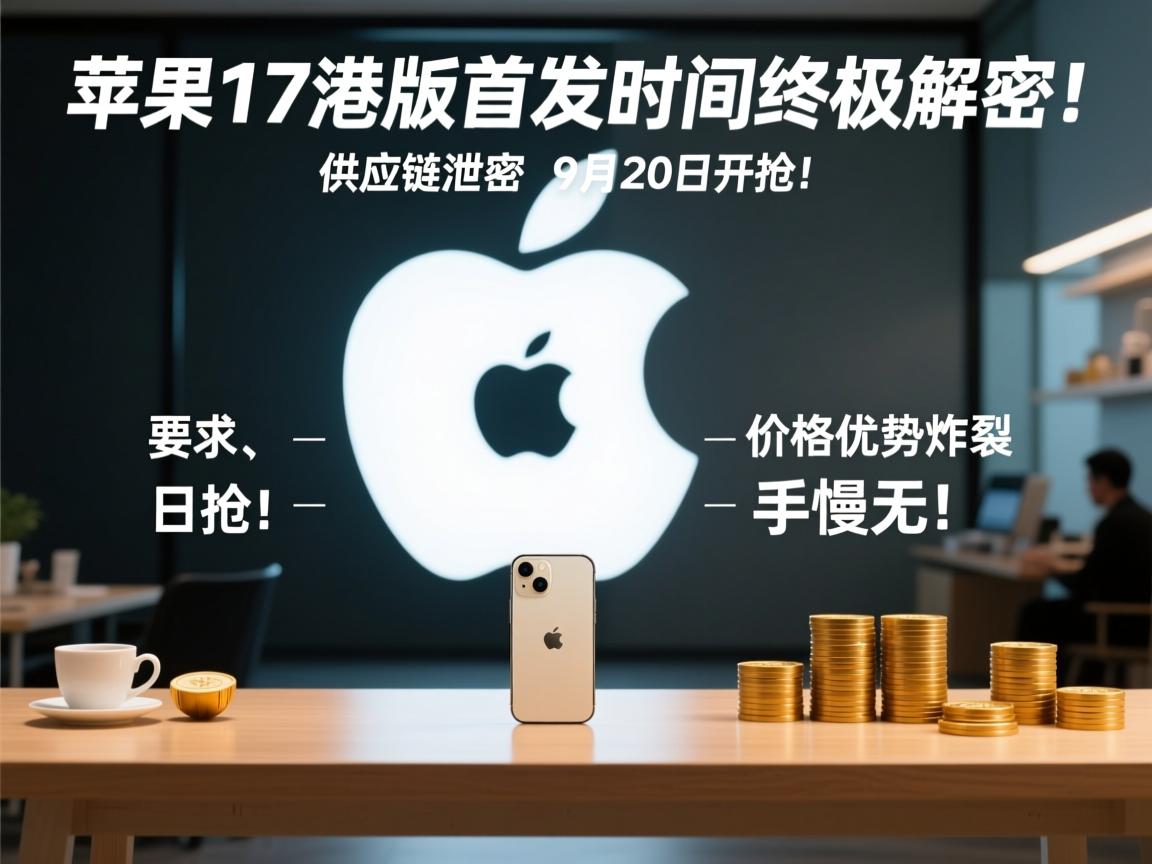 苹果17港版首发时间终极解密!供应链泄密,9月20日开抢,价格优势炸裂,手慢无!