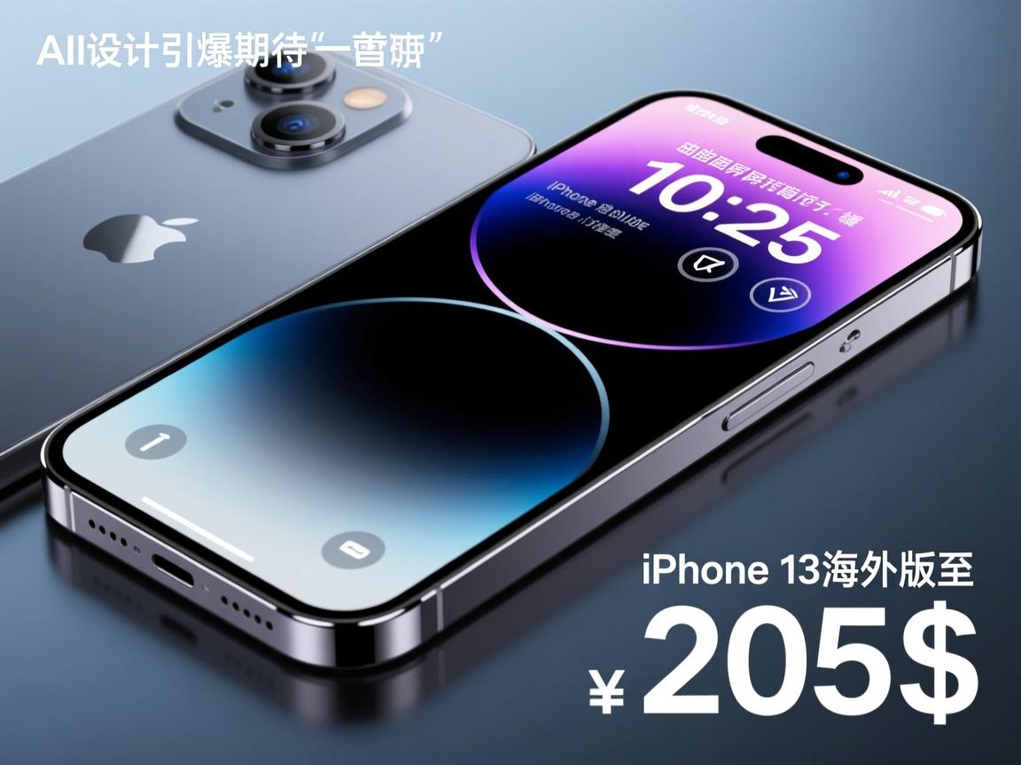 AI设计引爆期待!iPhone 17概念机曲面屏首曝,iPhone 13海外版价格雪崩至205美元