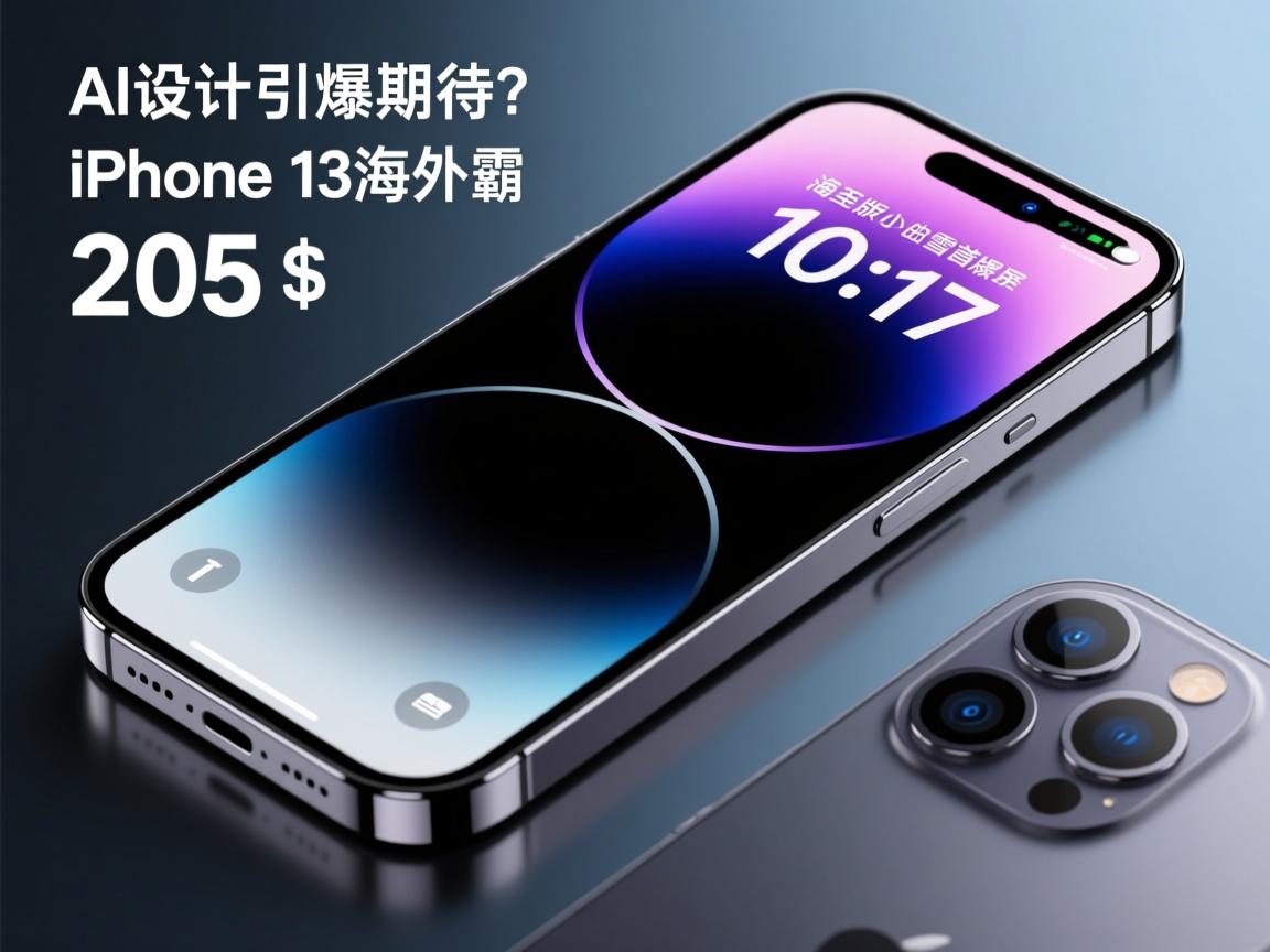 AI设计引爆期待!iPhone 17概念机曲面屏首曝,iPhone 13海外版价格雪崩至205美元