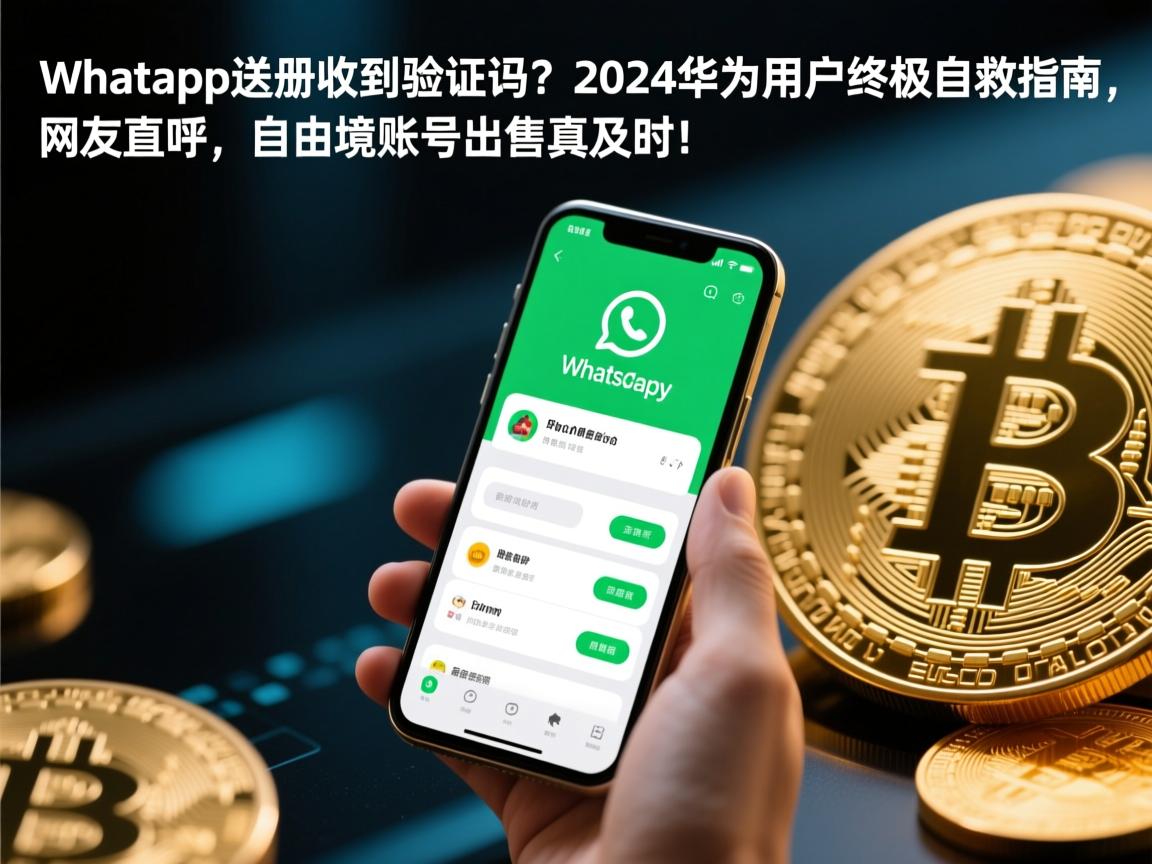 WhatsApp注册收不到验证码？2024华为用户终极自救指南，网友直呼，自由境账号出售真及时！