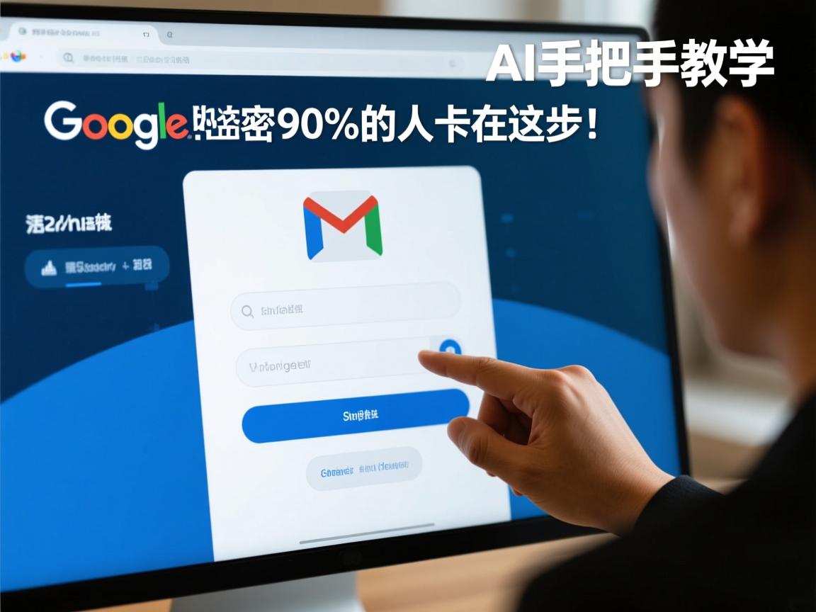AI手把手教学，谷歌邮箱注册全流程解密，90%的人卡在这步！