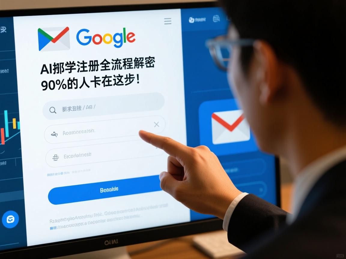 AI手把手教学，谷歌邮箱注册全流程解密，90%的人卡在这步！