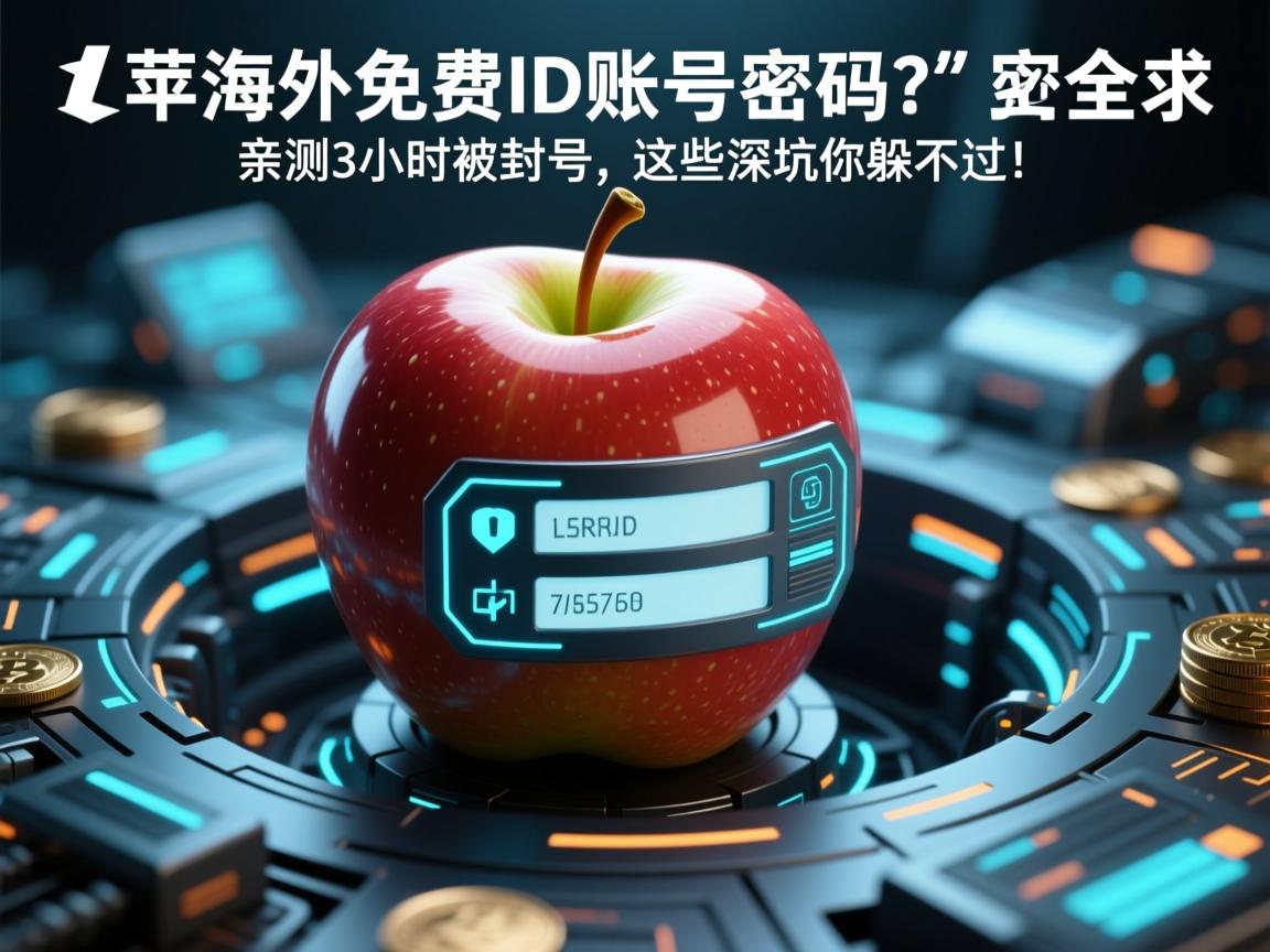 苹果海外免费ID账号和密码？亲测3小时被封号，这些深坑你躲不过！