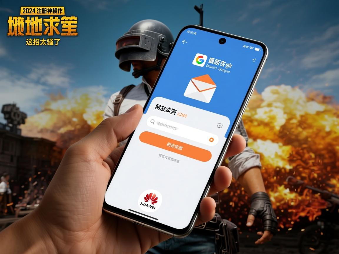 华为手机绝地求生！2024最新谷歌邮箱注册神操作，网友实测，这招太骚了