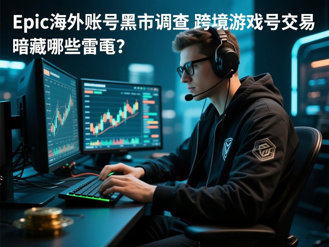 Epic海外账号黑市调查,跨境游戏账号交易暗藏哪些雷区?