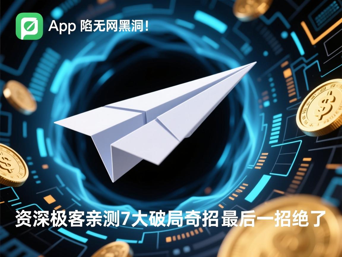 纸飞机App突陷无网络黑洞!资深极客亲测7大破局奇招,最后一招绝了