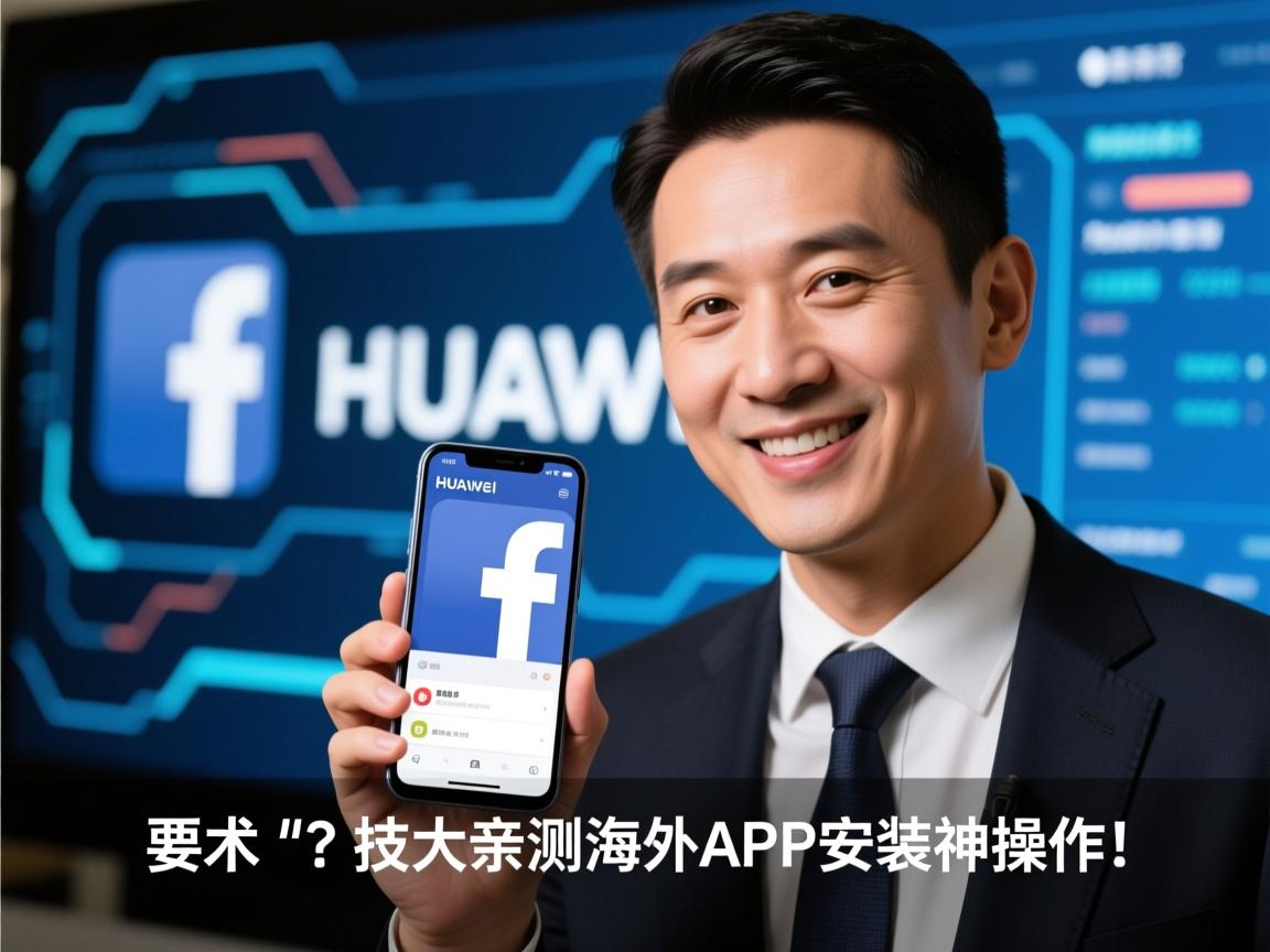 华为手机惊现脸书破解版?技术大牛亲测海外APP安装神操作!
