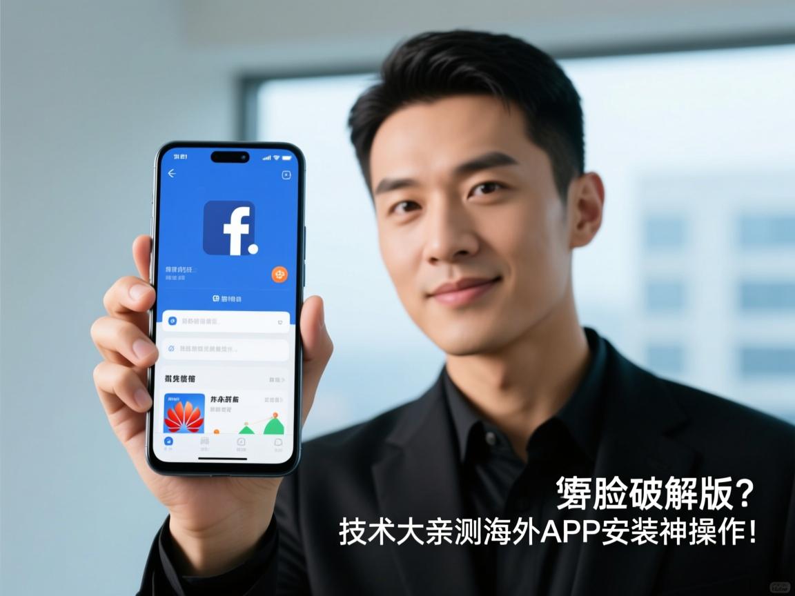 华为手机惊现脸书破解版?技术大牛亲测海外APP安装神操作!