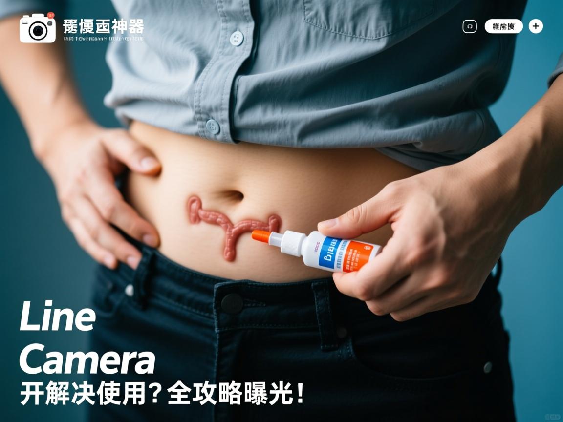 修图神器Line Camera竟能解决便秘烦恼？开塞露使用全攻略曝光！
