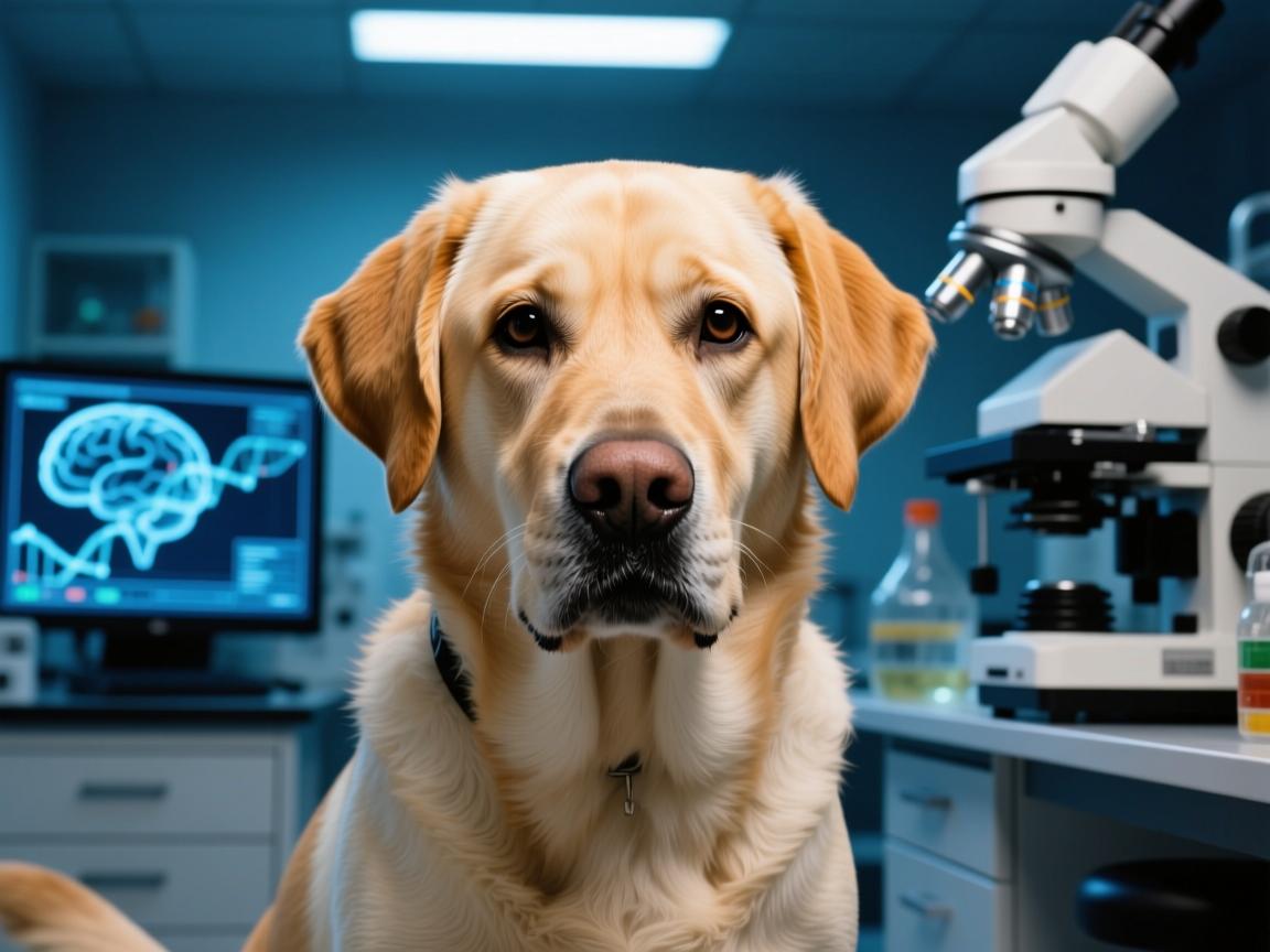 拉布拉多变种76,智商封神还是基因失控?实验室里的超脑风暴!