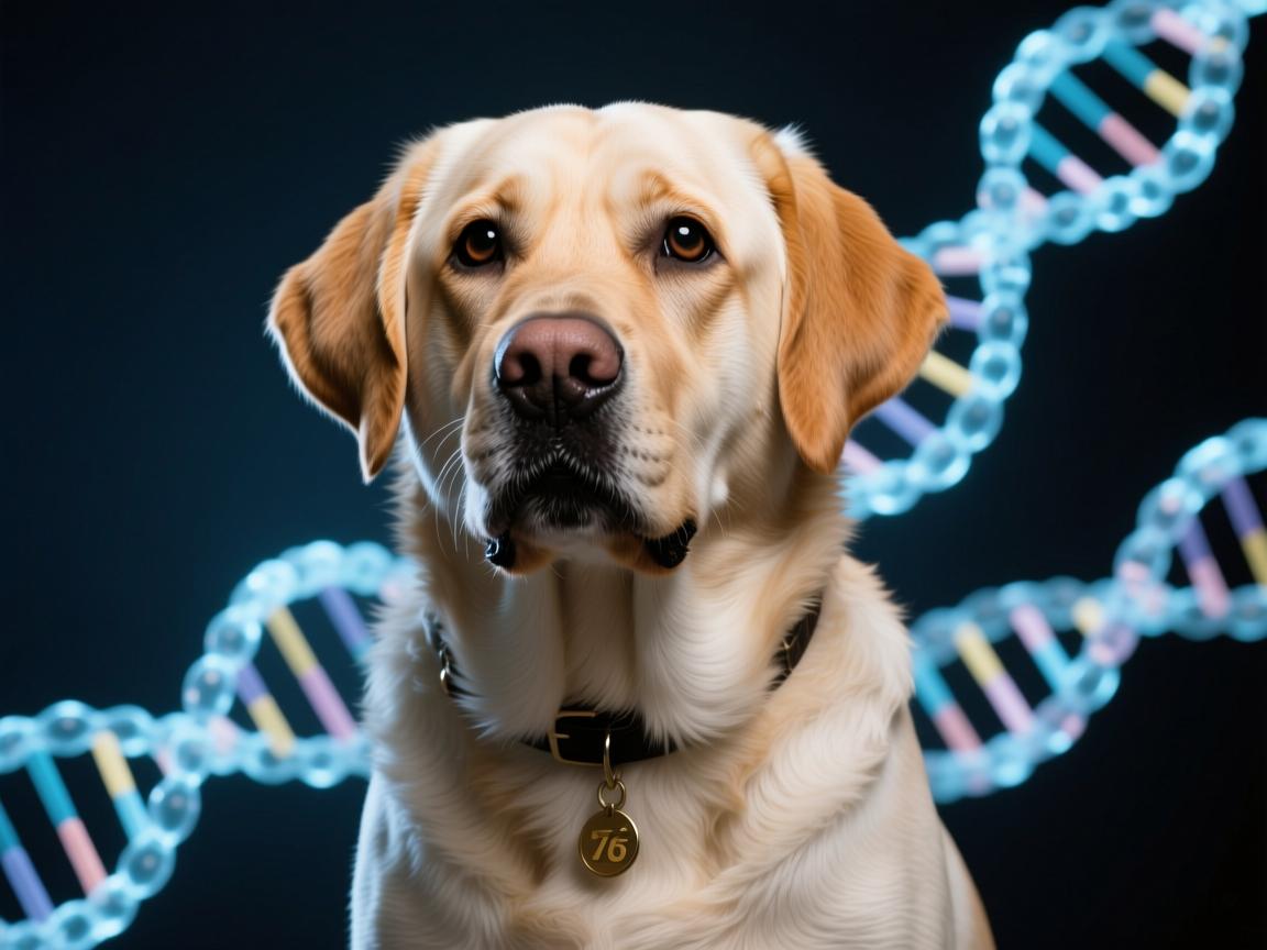 拉布拉多犬变种76惊世图片曝光,Seven拉布拉多背后的基因谜团,全网炸锅!