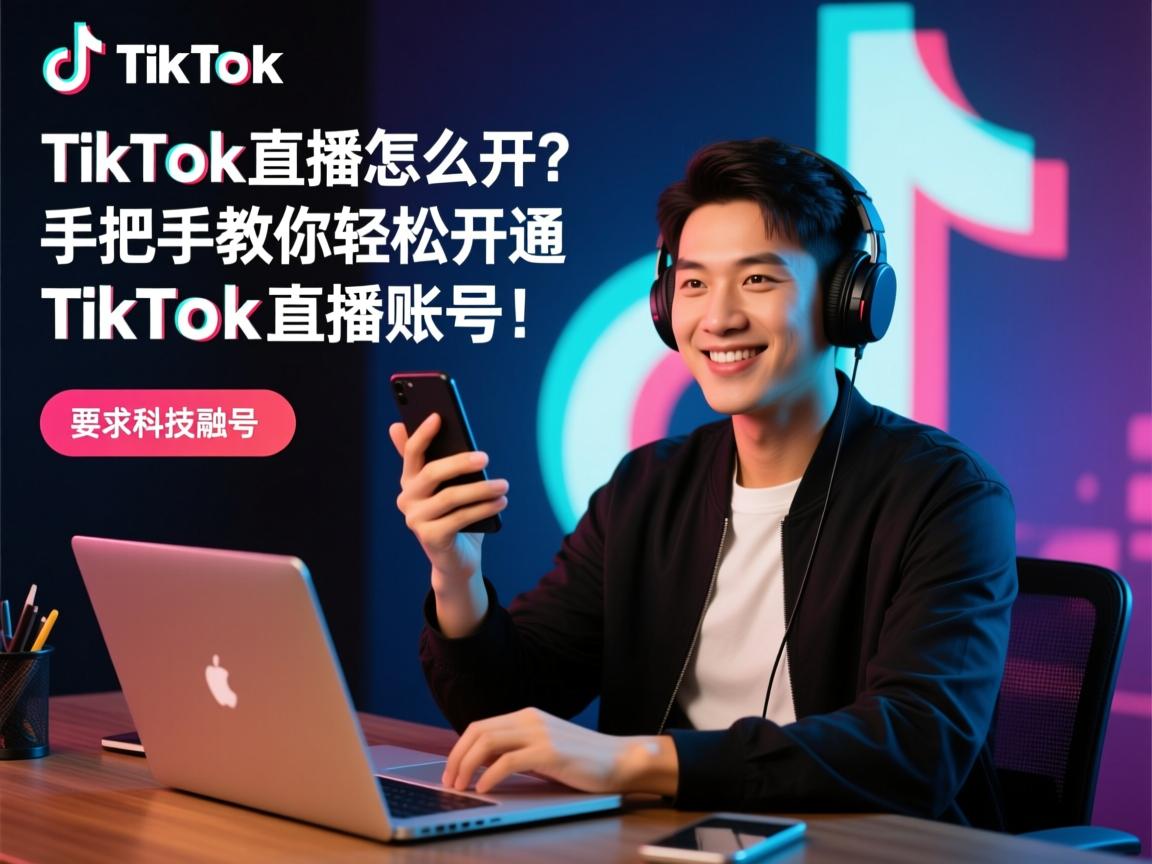 }TikTok直播怎么开?手把手教你轻松开通TikTok直播账号!