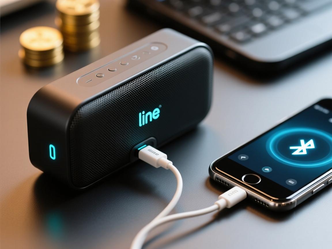 蓝牙音响line in怎么用线连手机使用