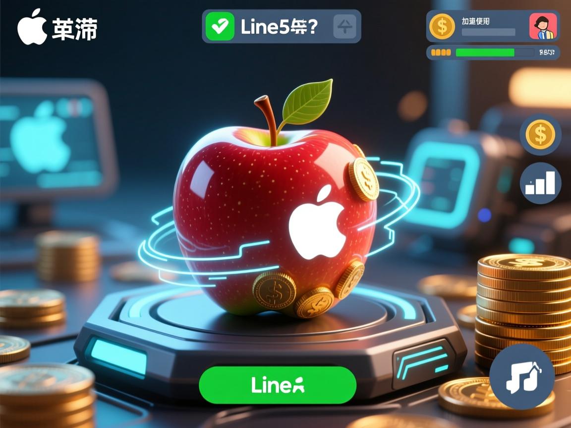 苹果怎么给line加速游戏使用