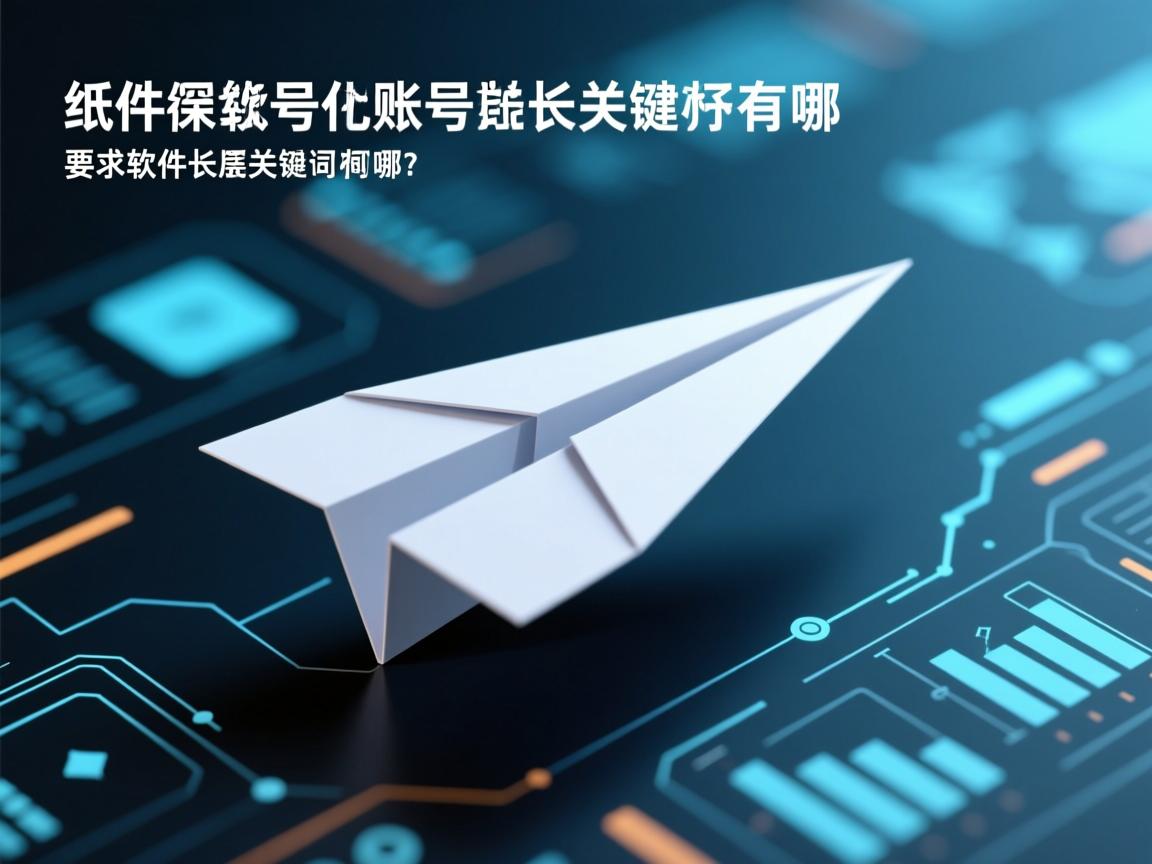 纸飞机软件账号的相关长尾关键词有哪些