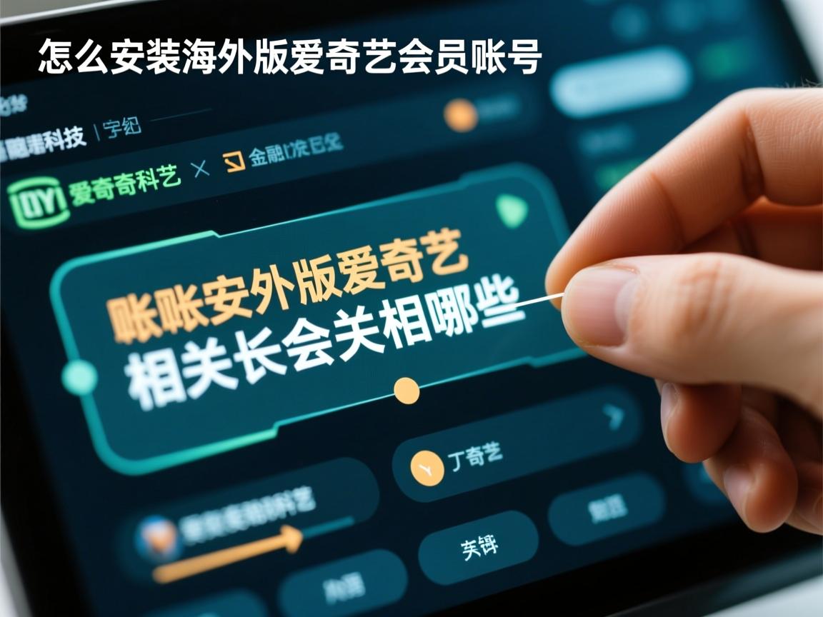 怎么安装海外版爱奇艺会员账号的相关长尾关键词是那些