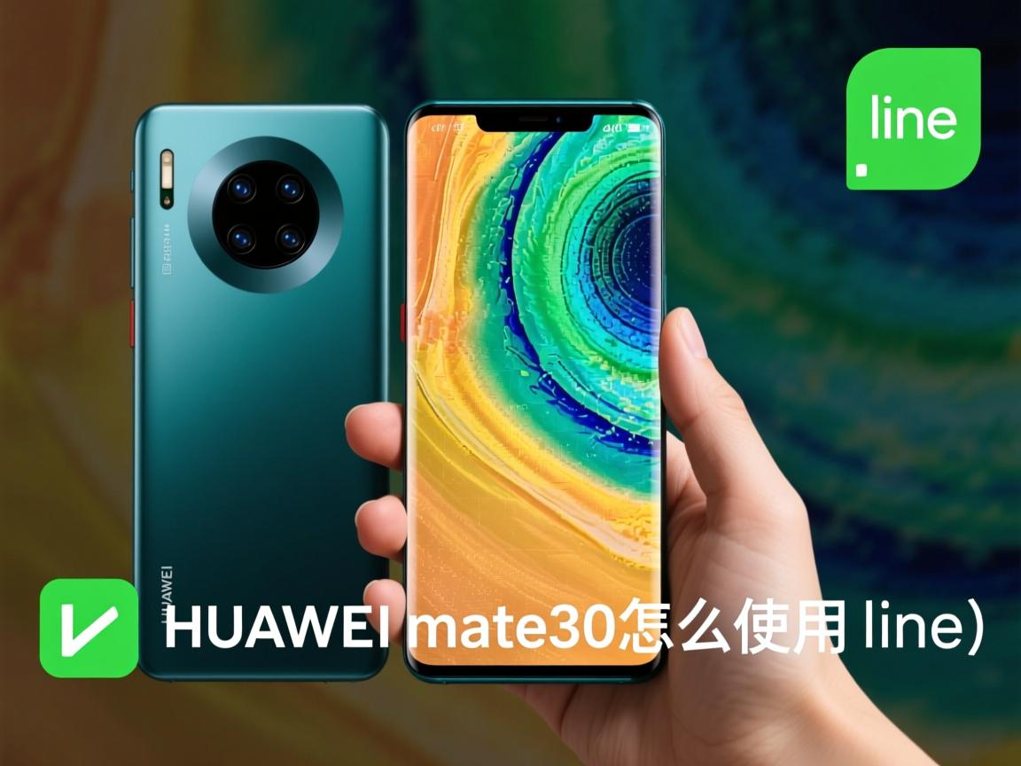 华为mate30怎么使用line