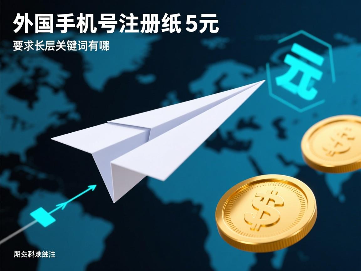 外国手机号注册纸飞机5元的相关长尾关键词有哪些