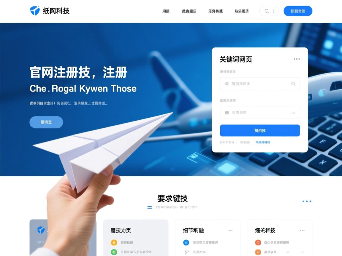 纸飞机官网注册网页的相关长尾关键词是那些