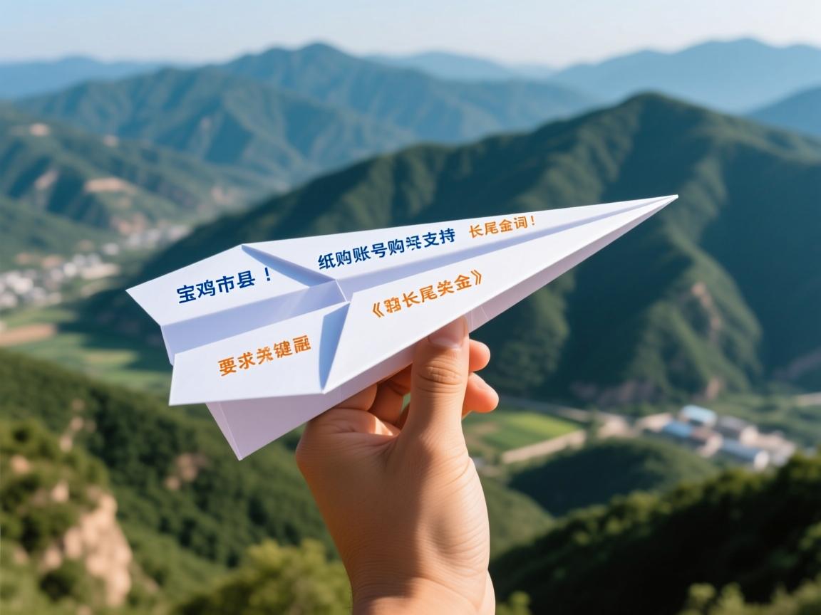 宝鸡市眉县纸飞机账号购买支持的相关长尾关键词是那些