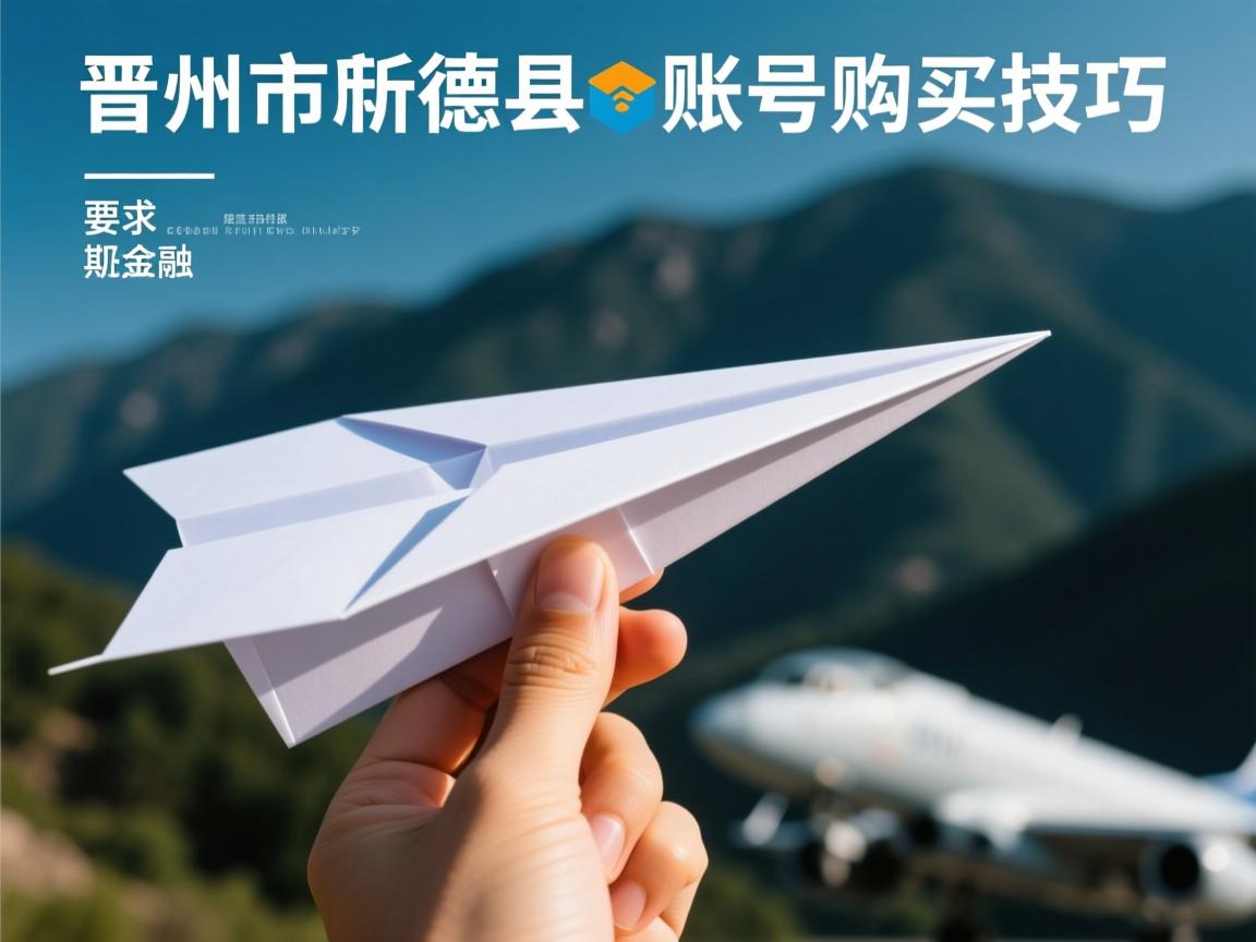 晋中市和顺县纸飞机账号购买技巧