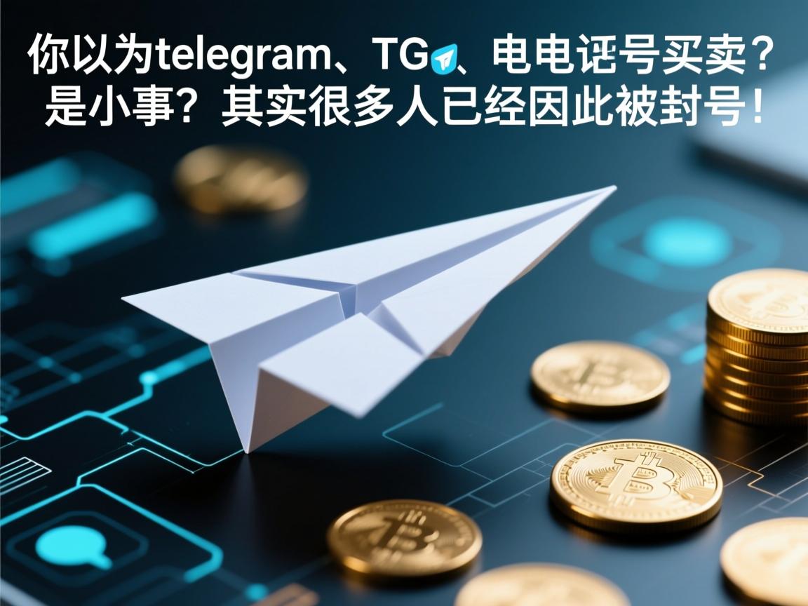 你以为telegram、TG、纸飞机、电报号买卖是小事？其实很多人已经因此被封号！