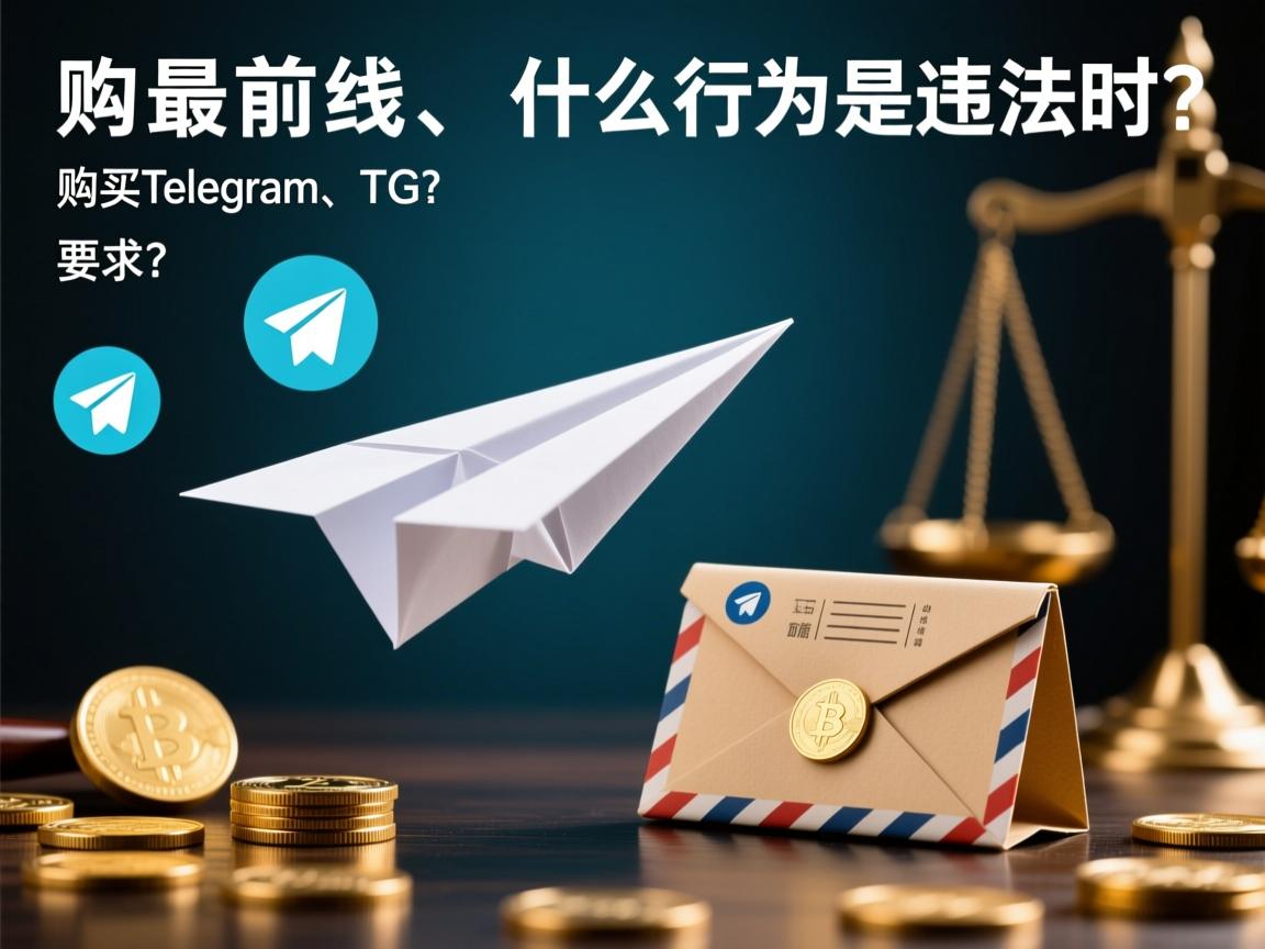 法律最前线：购买telegram、TG、纸飞机、电报账号时，什么行为是违法的？