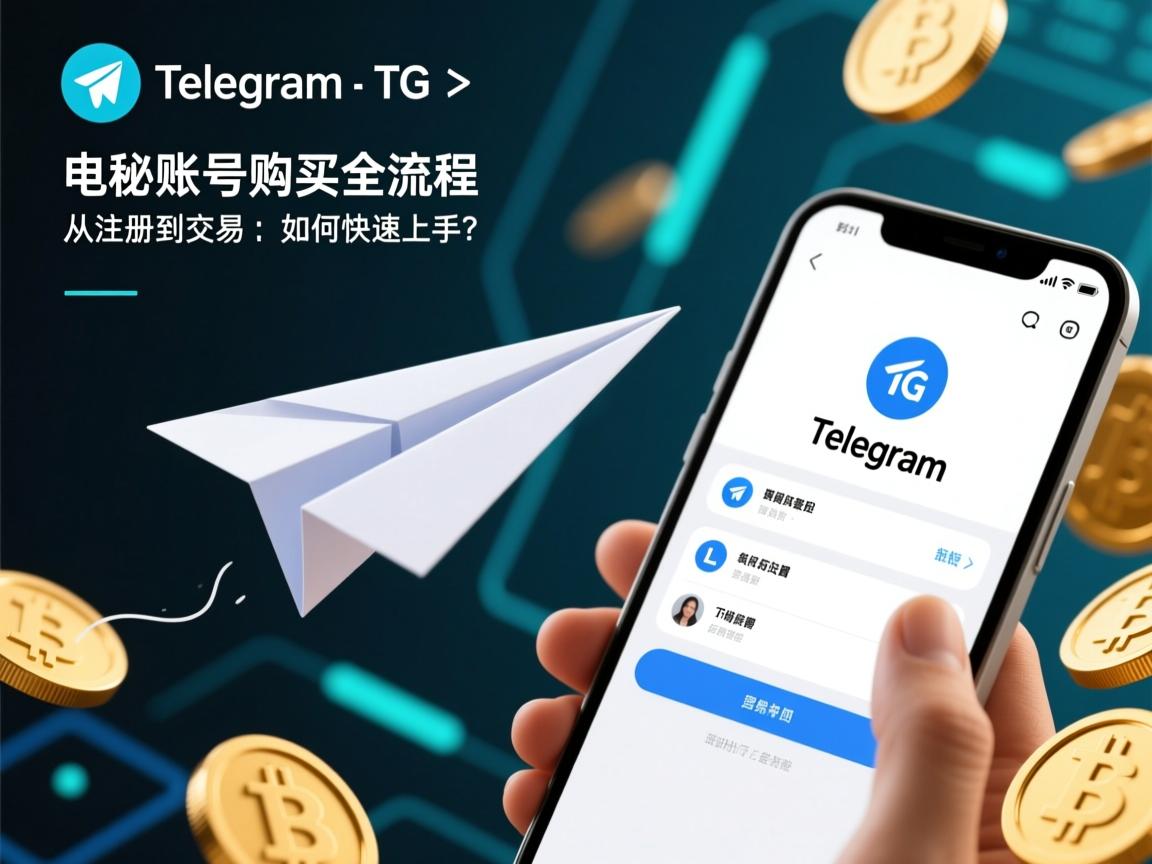 揭秘telegram、TG、纸飞机、电报账号购买全流程：从注册到交易，如何快速上手？