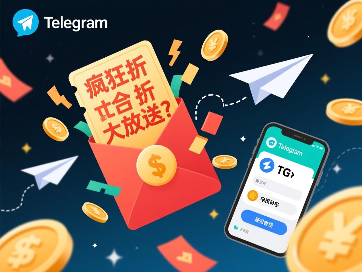 疯狂折扣大放送!如何在telegram、TG、纸飞机、电报号购买活动中轻松省钱?