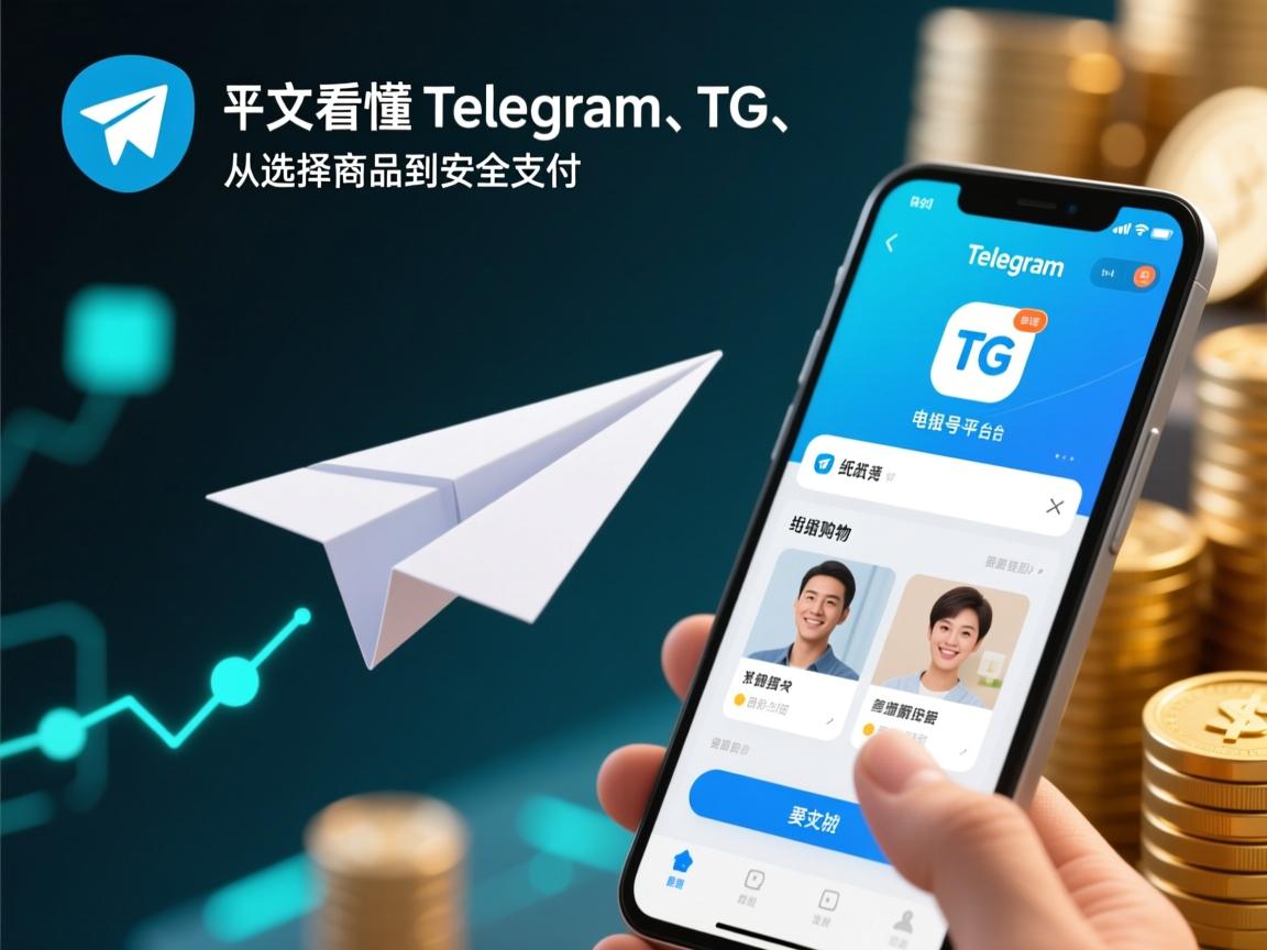 一文看懂telegram、TG、纸飞机、电报号平台购物：从选择商品到安全支付