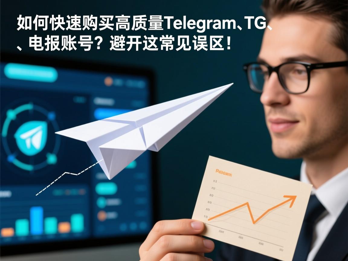 如何快速购买高质量telegram、TG、纸飞机、电报账号？避开这常见误区！