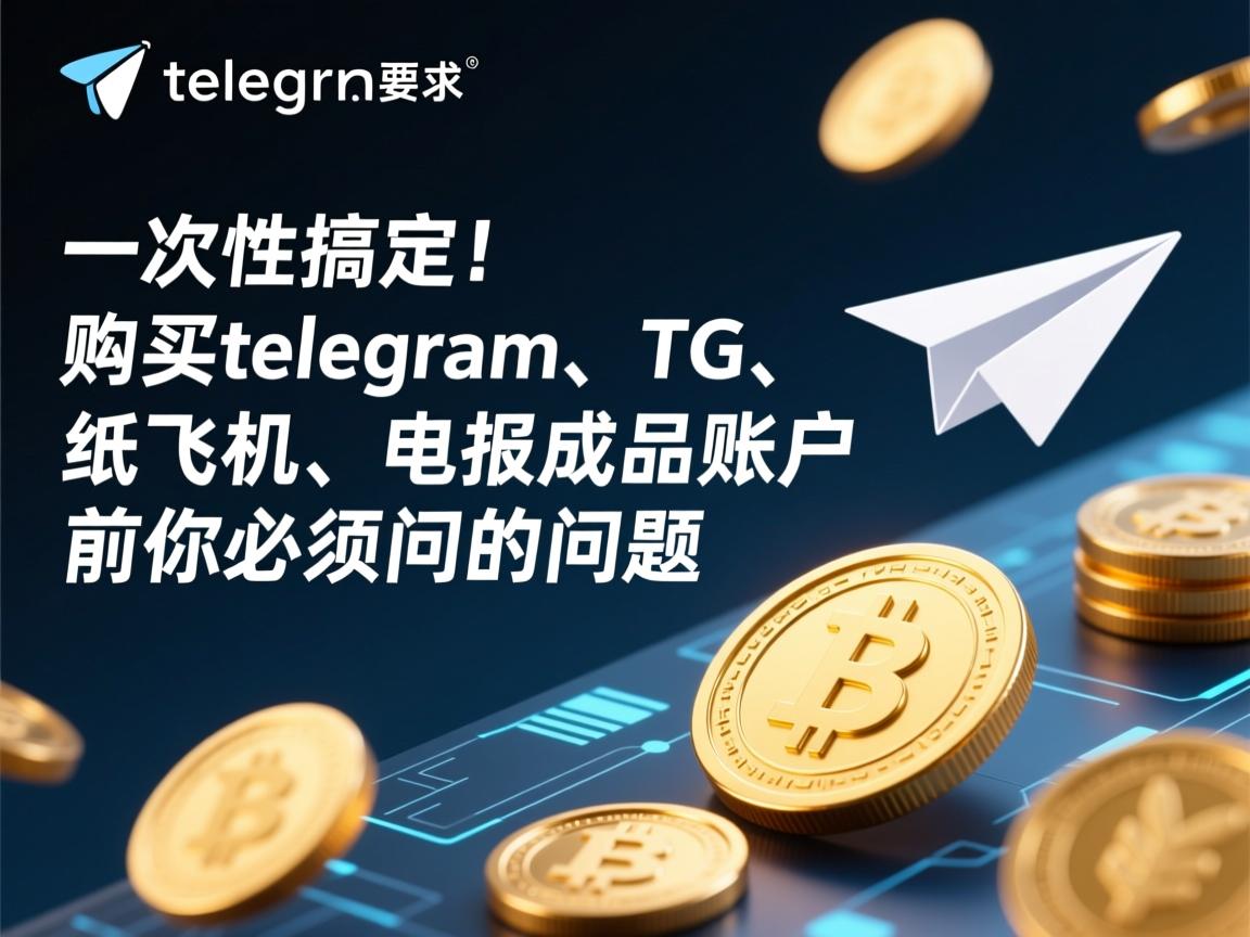 “一次性搞定！购买telegram、TG、纸飞机、电报成品账户前你必须问的问题”