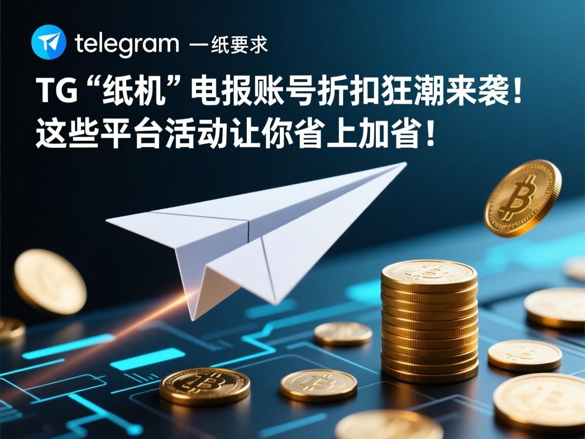 “telegram、TG、纸飞机、电报账号折扣狂潮来袭！这些平台活动让你省上加省！”
