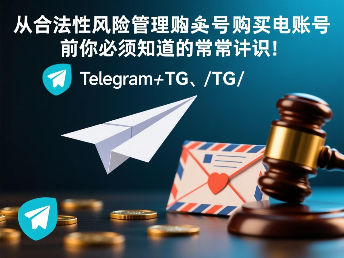 从合法性到风险管理：购买telegram、TG、纸飞机、电报账号前你必须知道的法律常识！