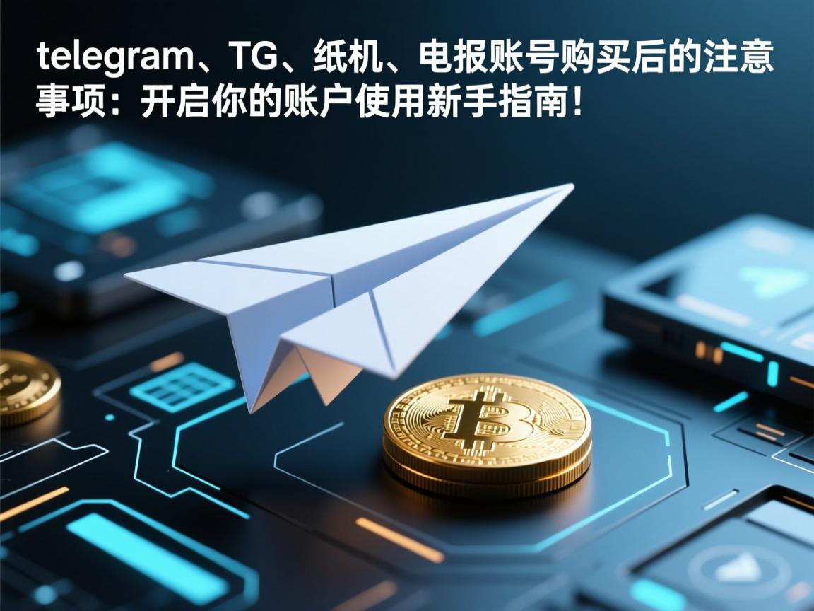 “telegram、TG、纸飞机、电报账号购买后的注意事项：开启你的账户使用新手指南！”