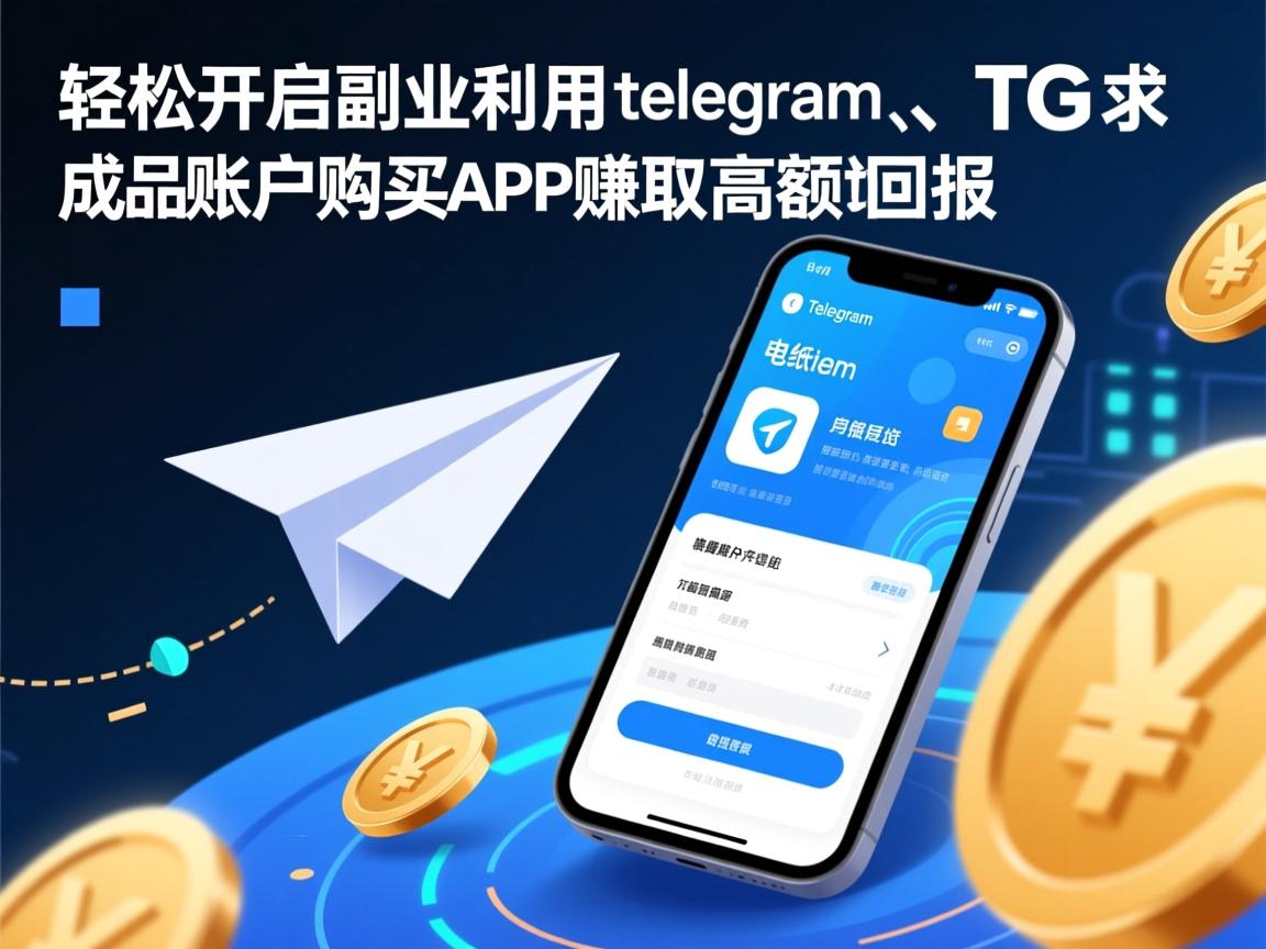 轻松开启副业，利用telegram、TG、纸飞机、电报成品账户购买APP赚取高额回报