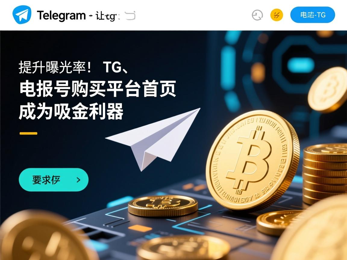 提升曝光率！让telegram、TG、纸飞机、电报号购买平台首页成为吸金利器